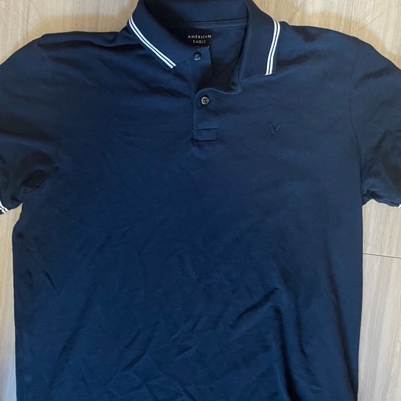 American Eagle Striped Collared Shirt - Picture 2 of 4